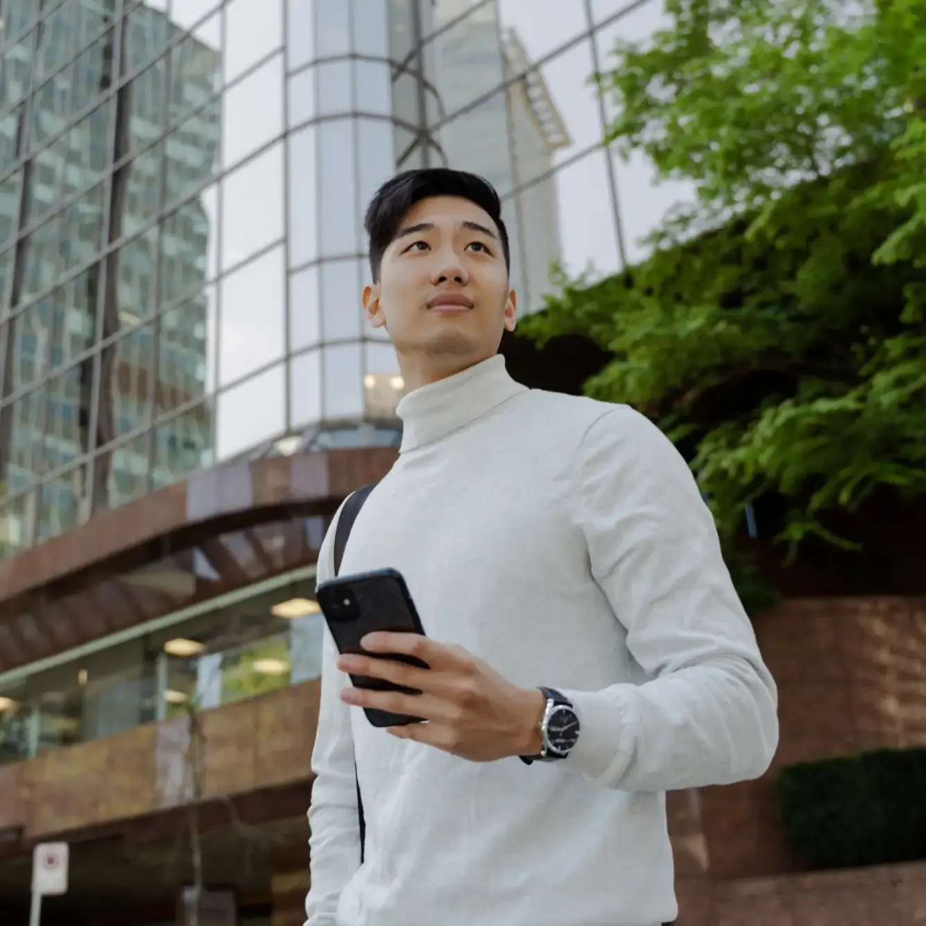 Trader checking natural gas market prices on the Deriv trading platform